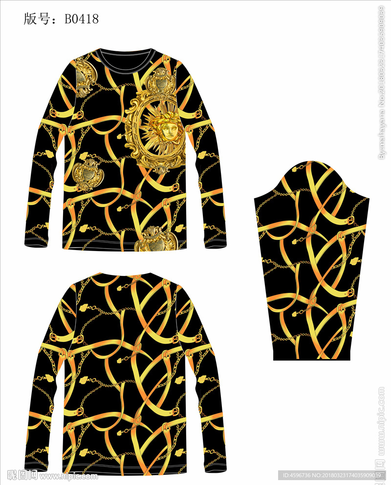 男装数码印花T恤