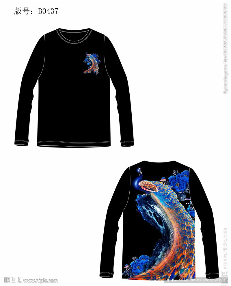 男装数码印花T恤