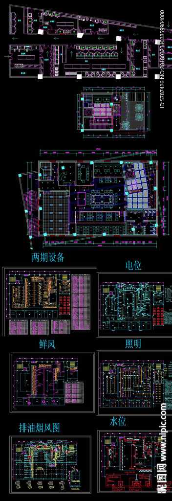 酒店餐厅设计平面图
