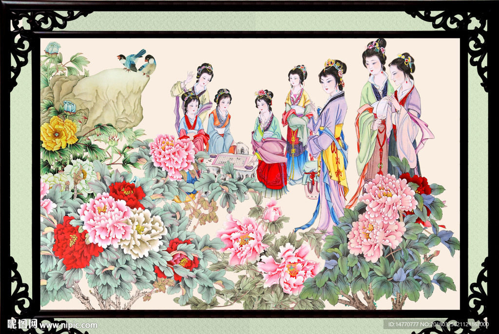 古典美女图