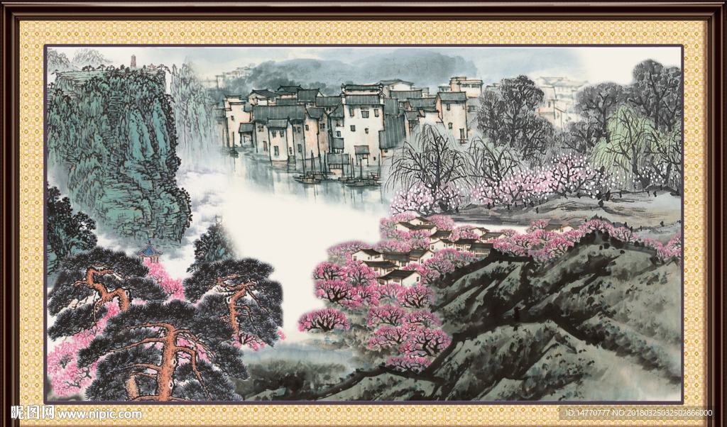 山水国画