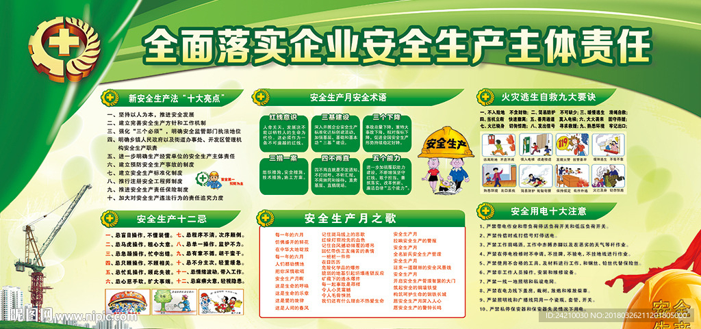 安全生产展板