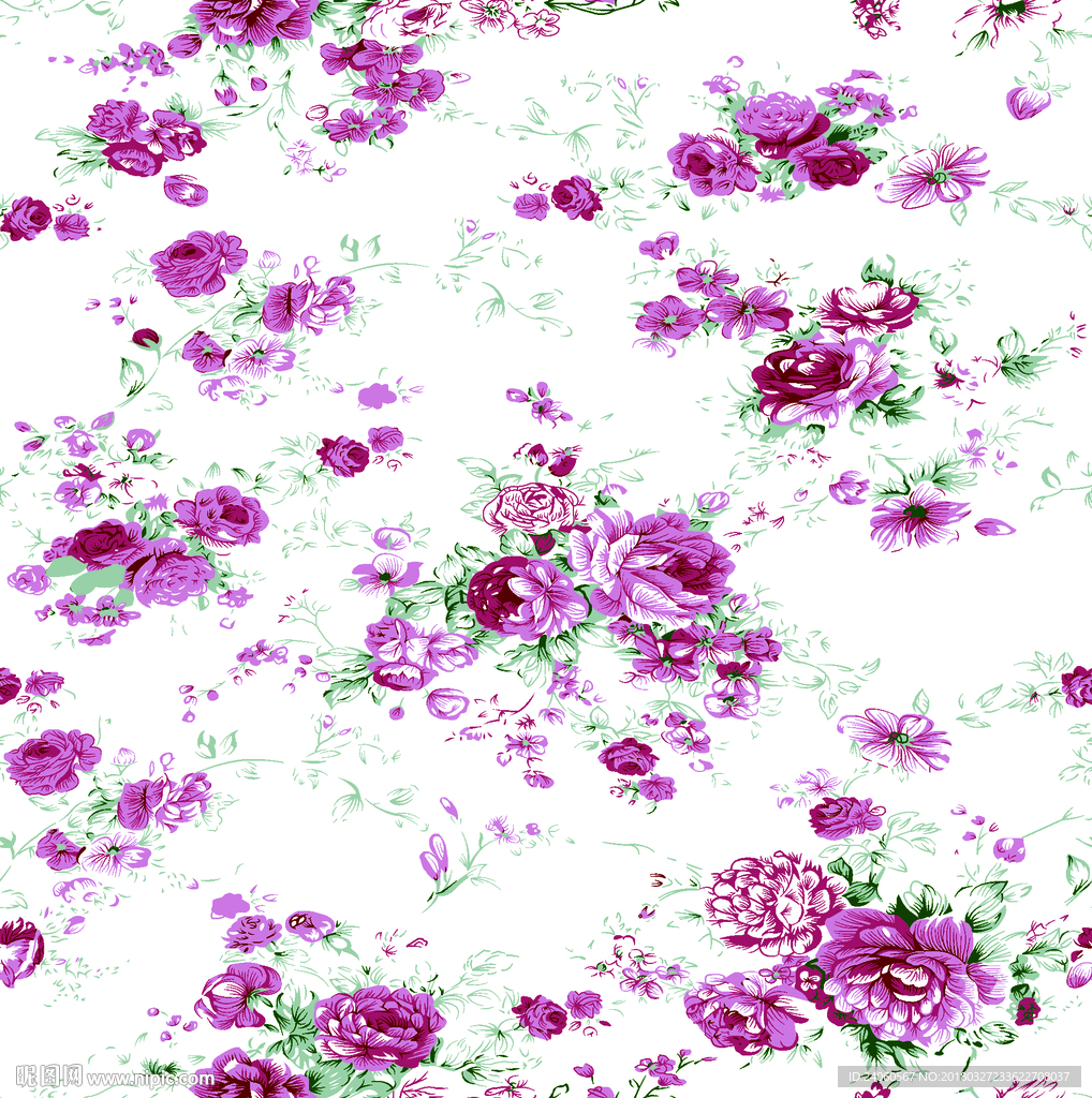 矢量红玫瑰花朵