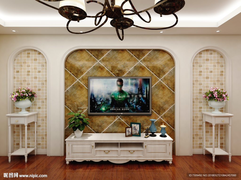 电视背景墙装修效果图