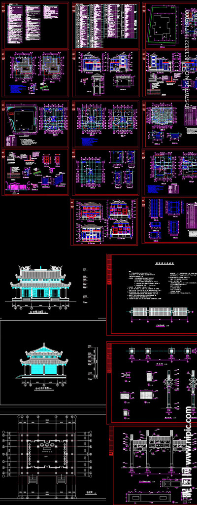 古城建筑设计CAD图集