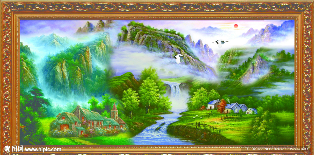 油画风景