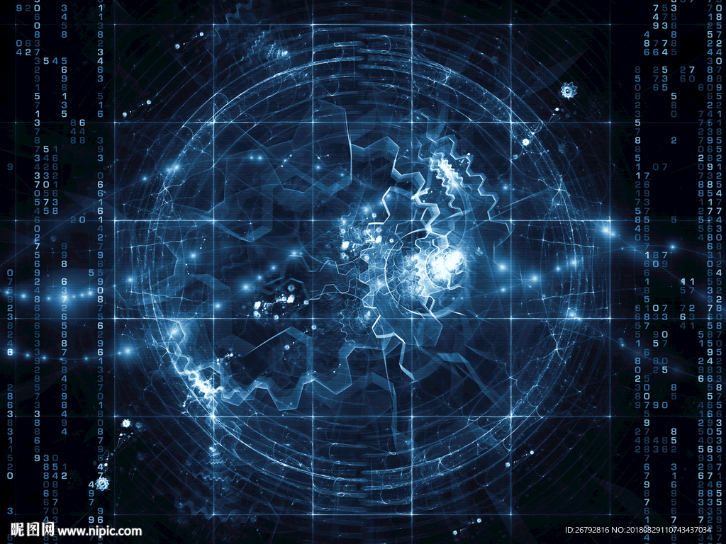 科技科幻数字超时空高科技