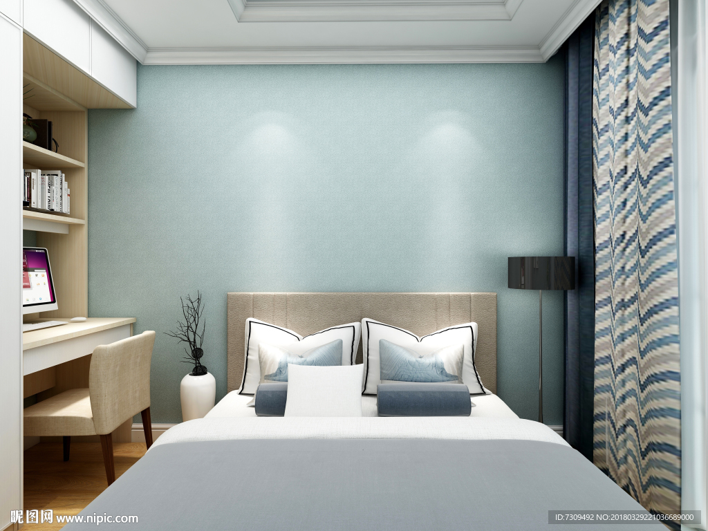 北欧风格客卧装修效果图