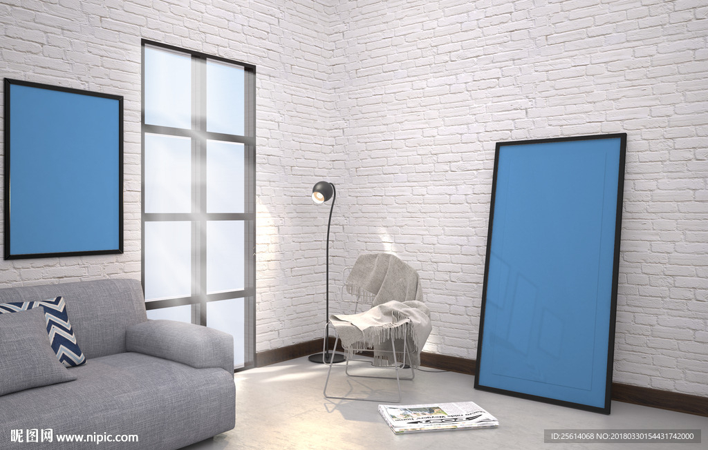 室内装饰画样机