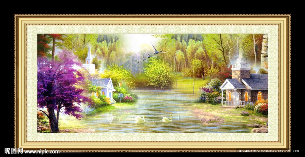 油画风景