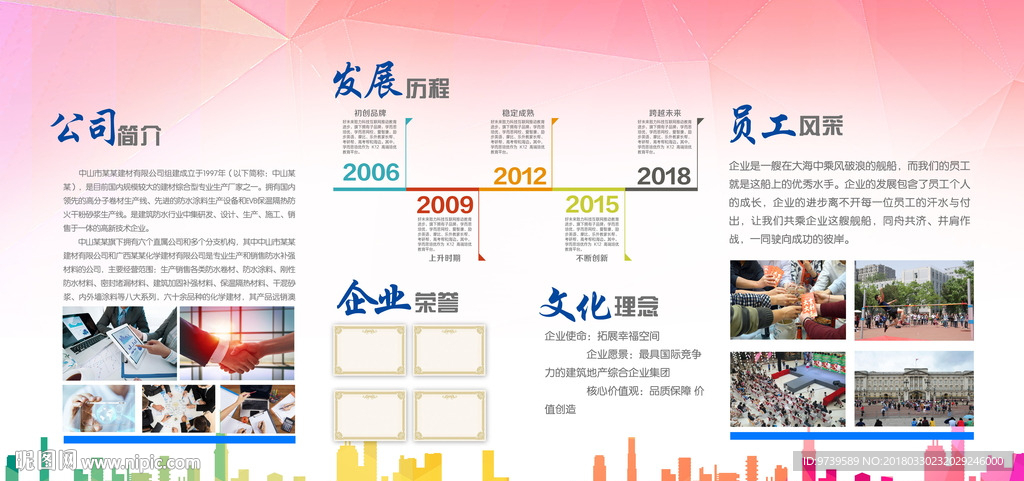 企业文化墙图片