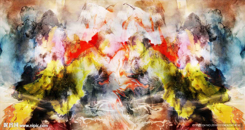 抽象油画