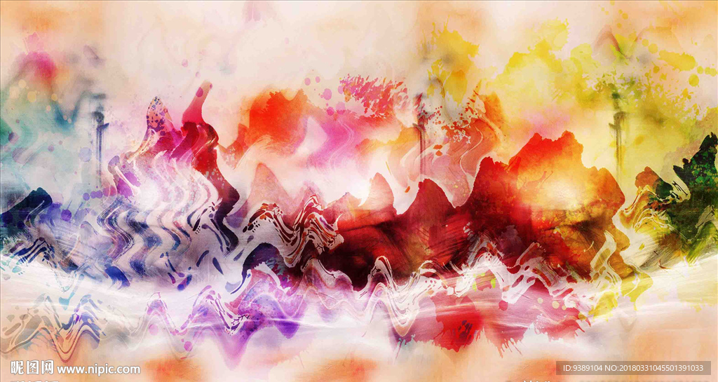 抽象油画