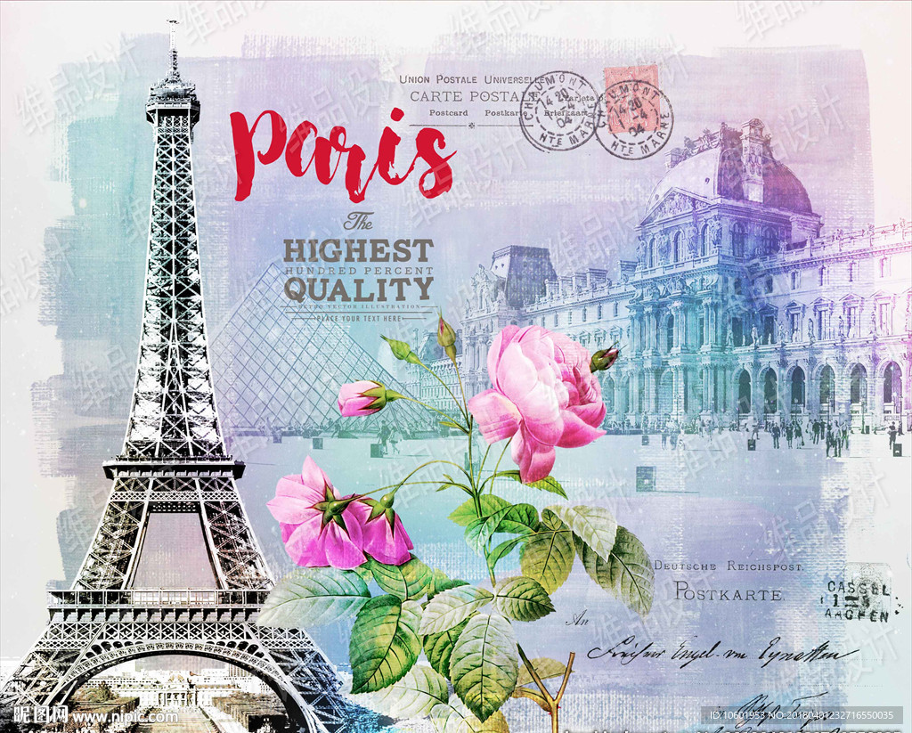 欧美风格装饰画