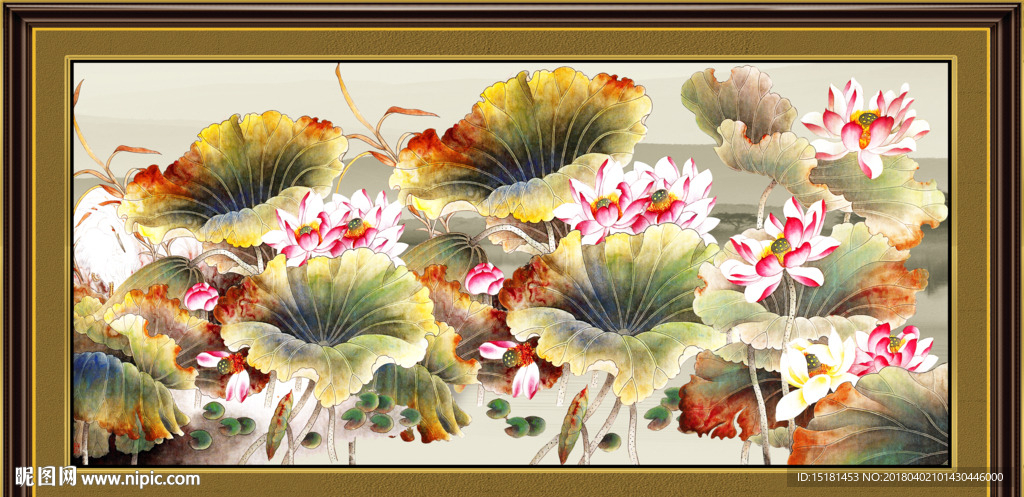 荷花图