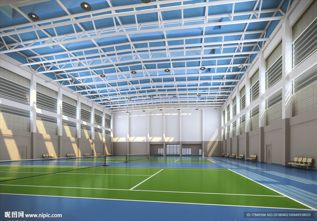 网球场  羽毛球场