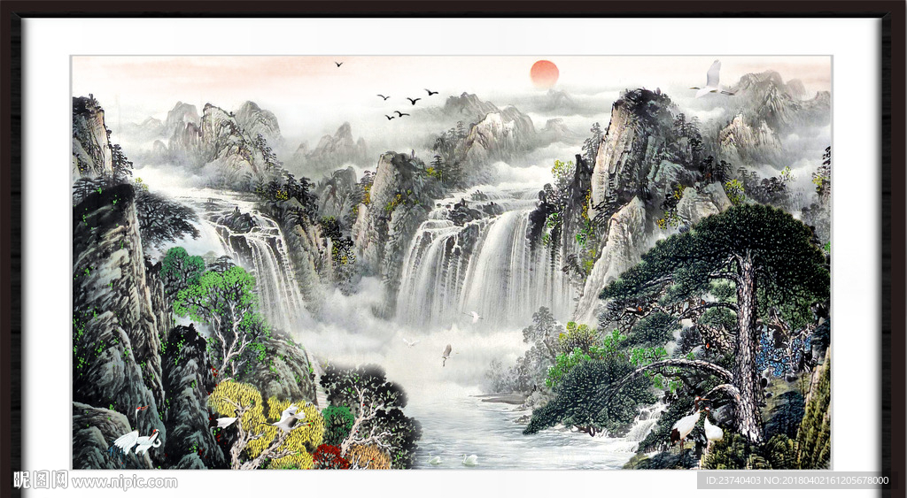 山水国画