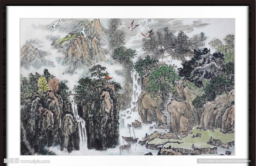 国画山水