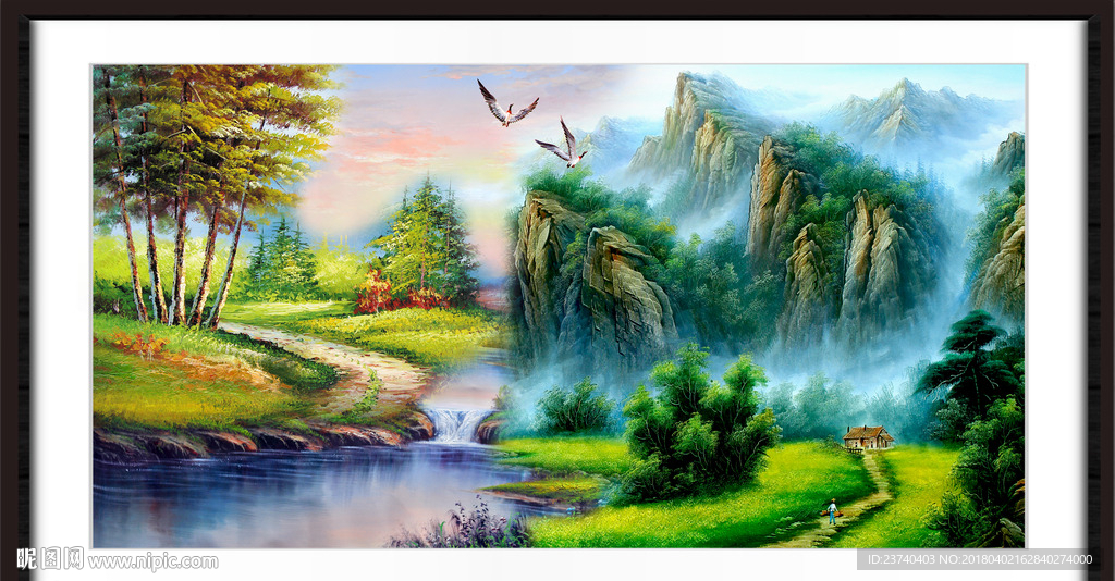 风景油画