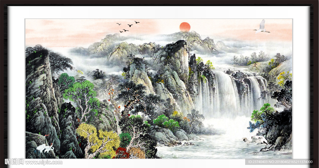 山水国画