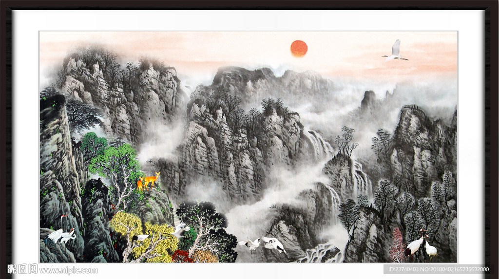山水国画