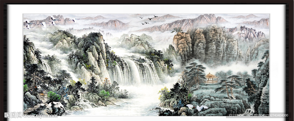 山水国画