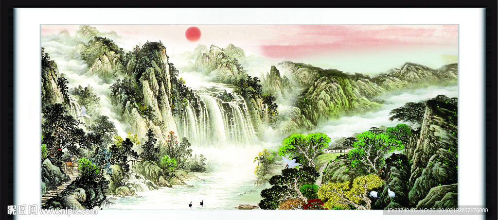 国画山水