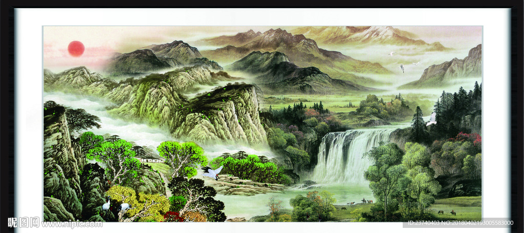 国画山水