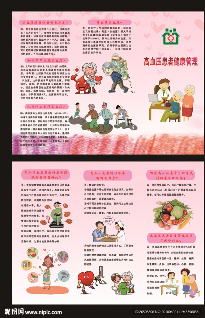 高血压三折页