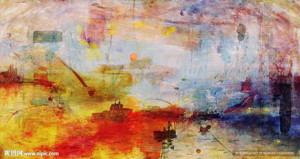 抽象油画