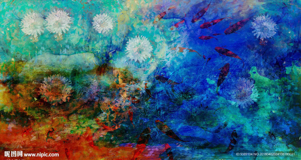 抽象油画