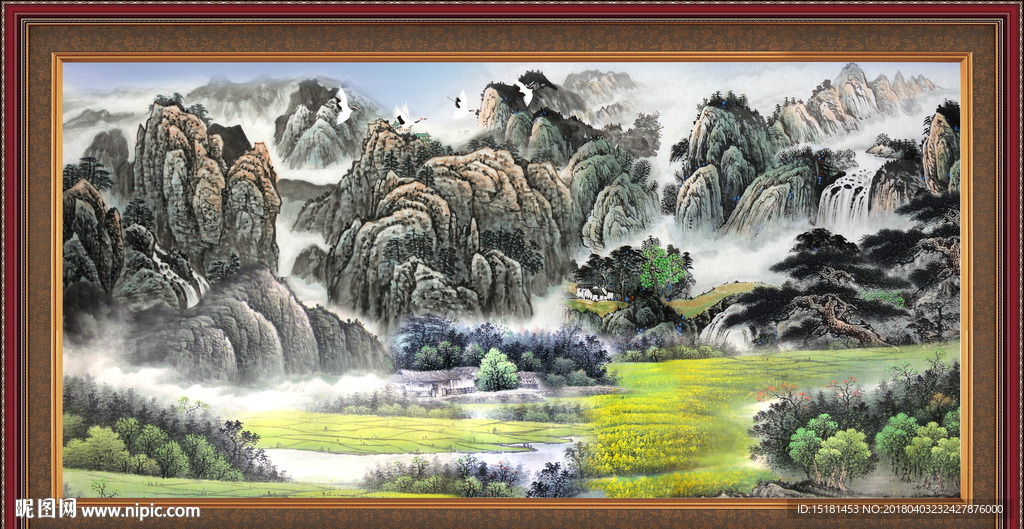 山水国画