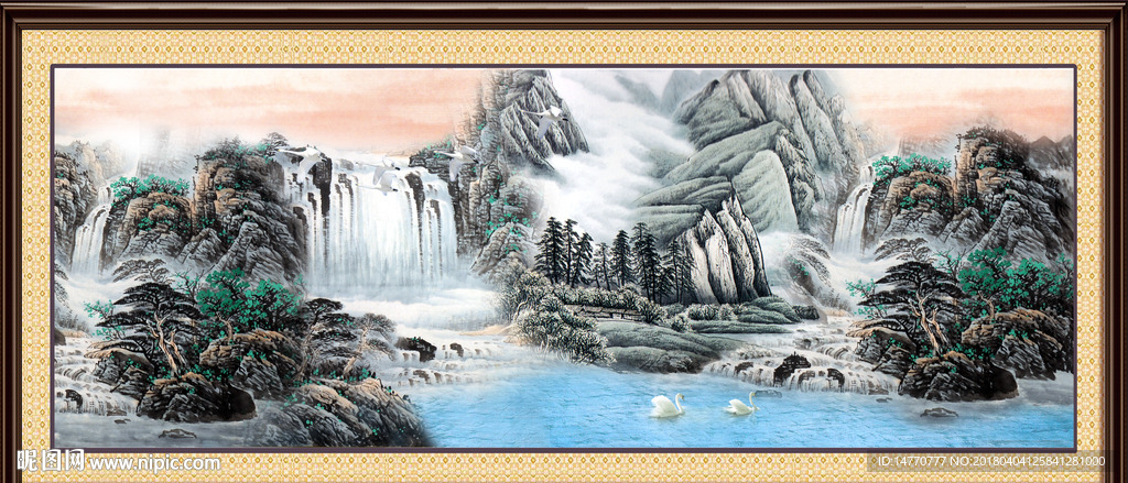 山水国画