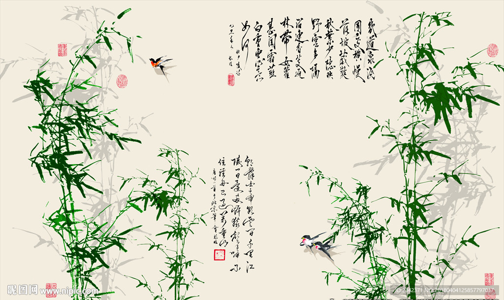春意壁画