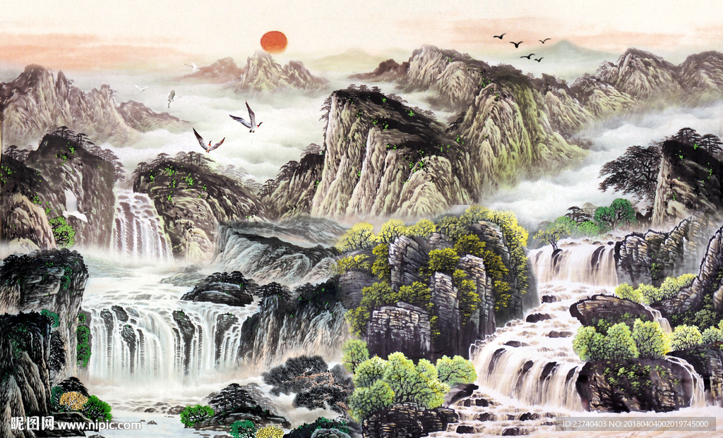 国画山水