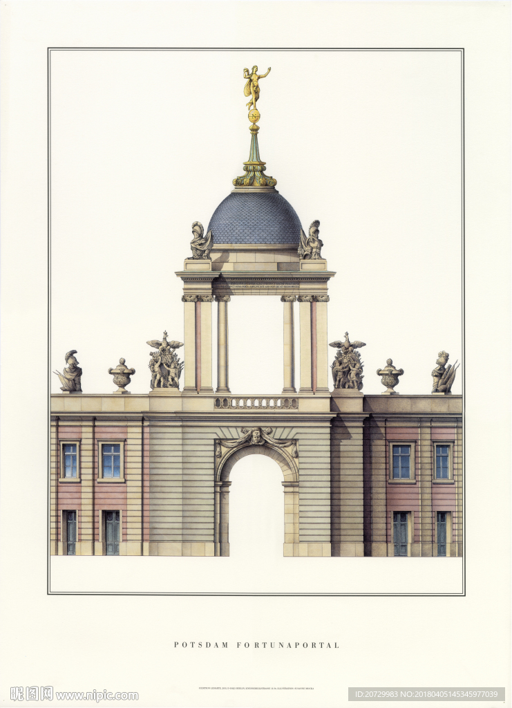 欧洲古典建筑挂画