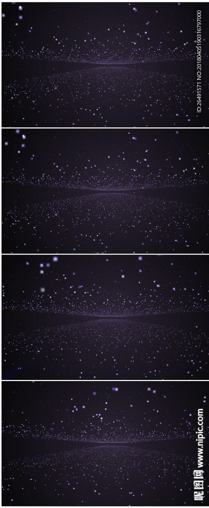 唯美大气紫色星空星光宇宙背景
