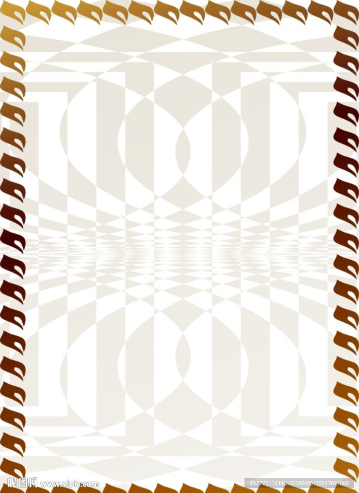 浅褐卡其 经销证书纹