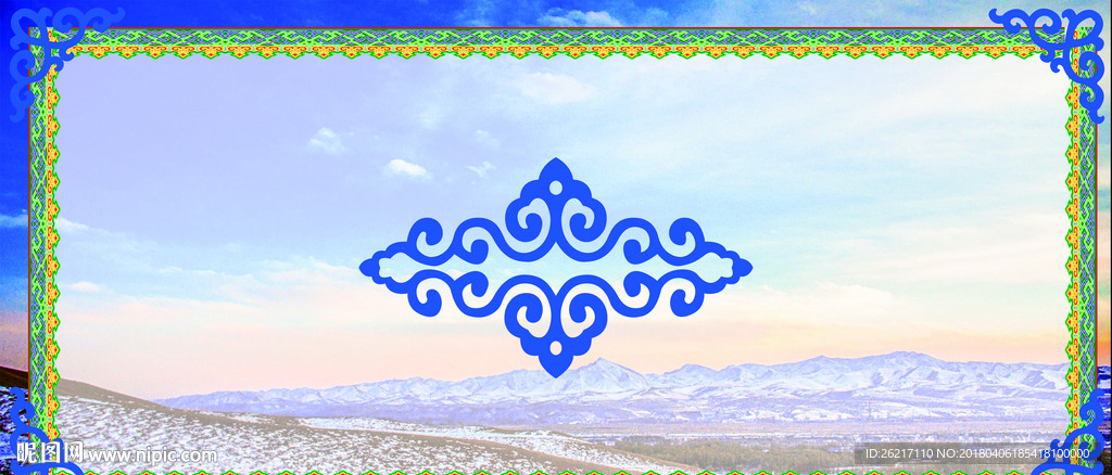 蒙古背景图片要素图片