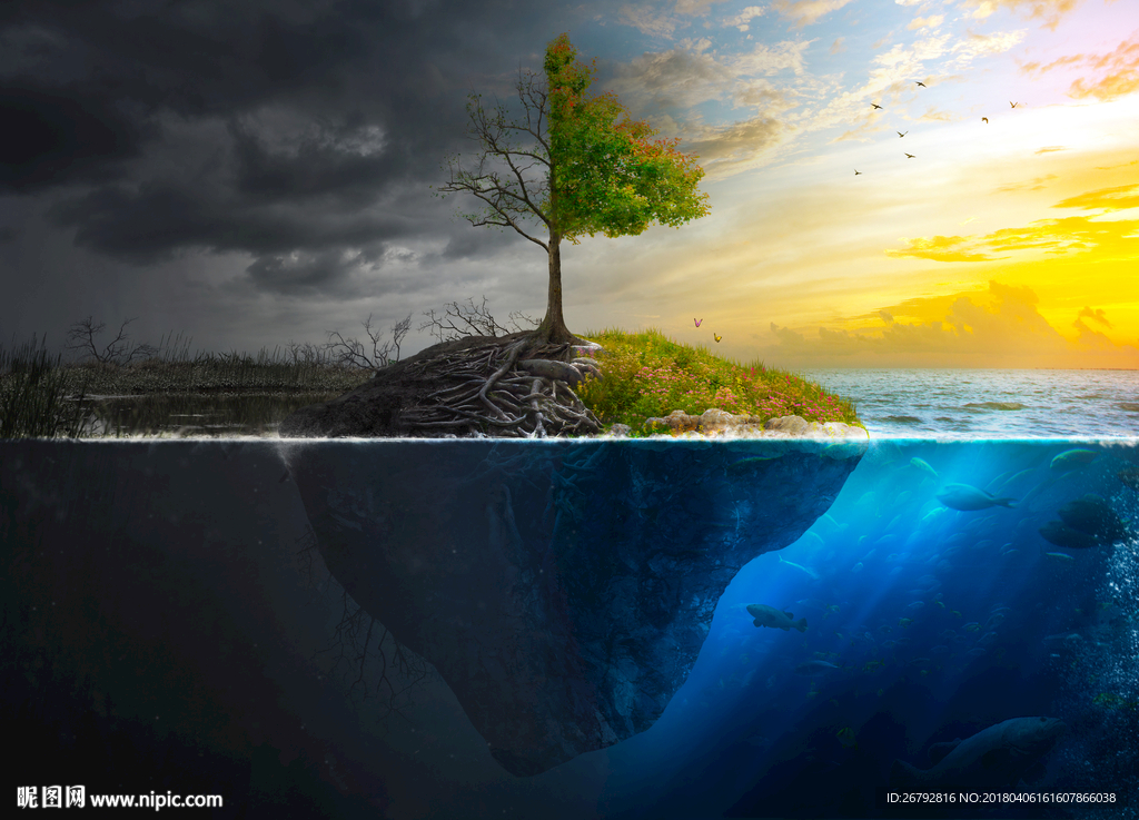 湖泊 海洋 湖泊壁画 湖泊背景