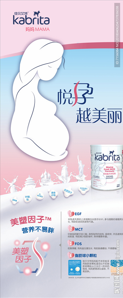 奶粉促销海报