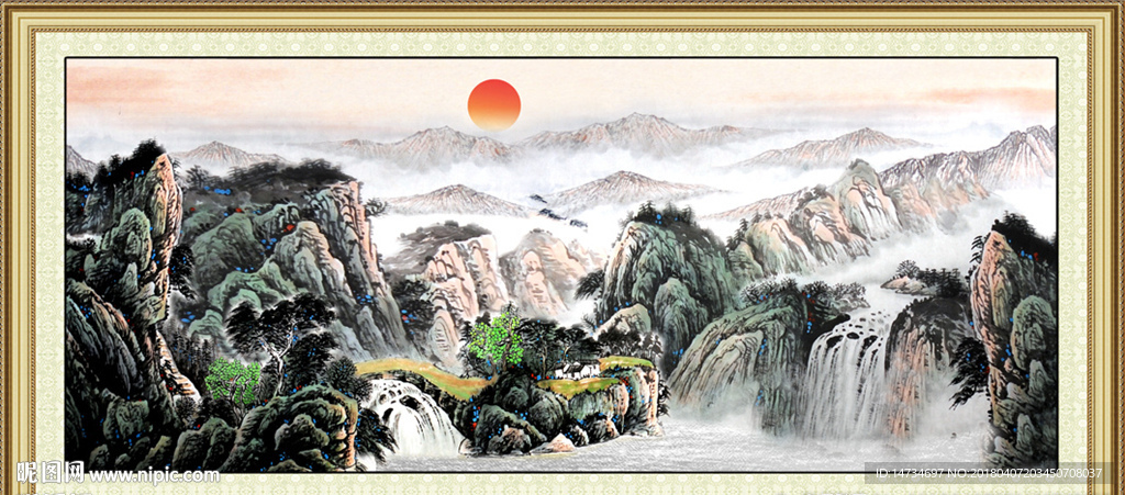国画山水