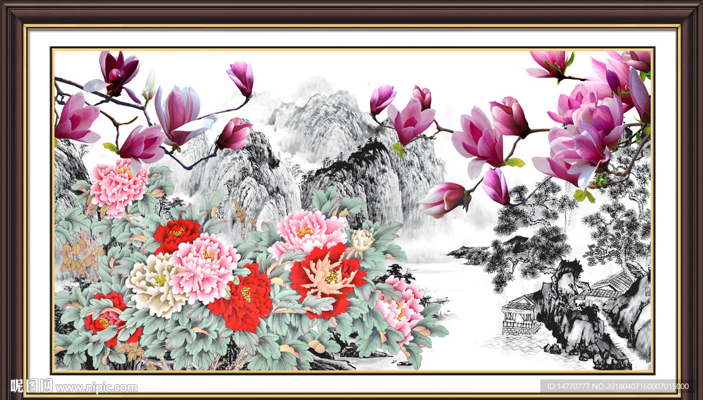 花开富贵 玉兰花