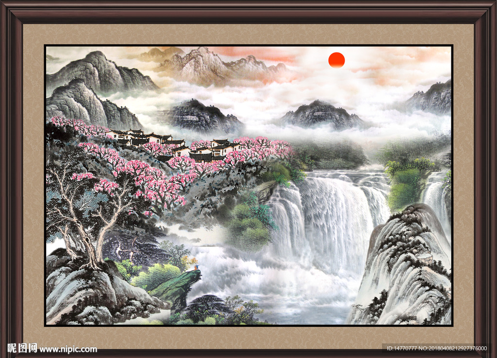 山水国画
