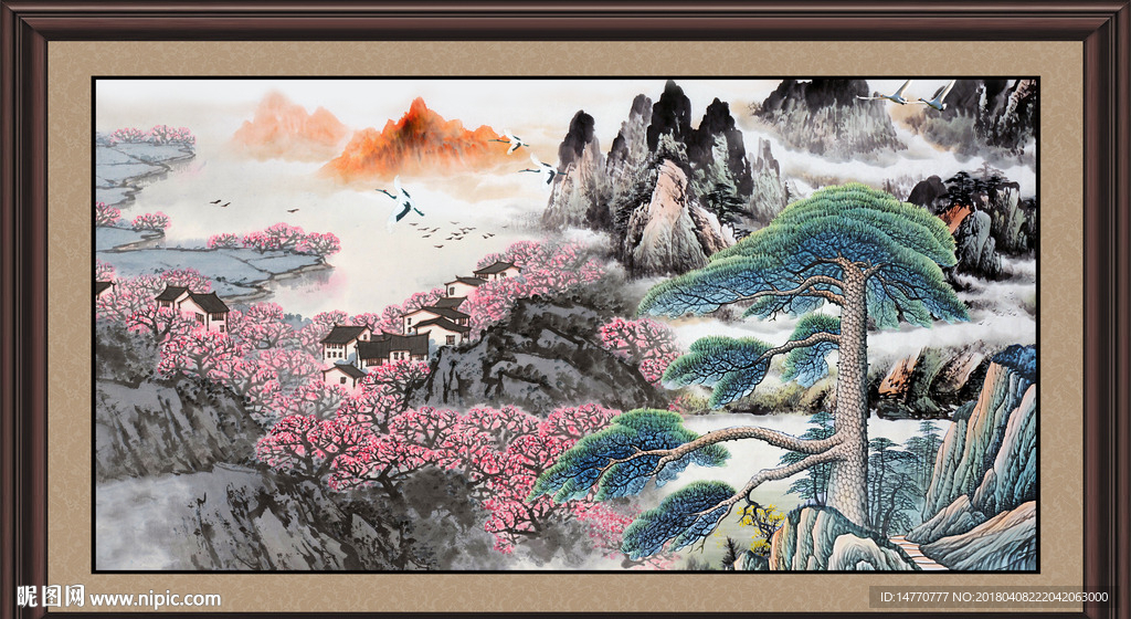 山水国画