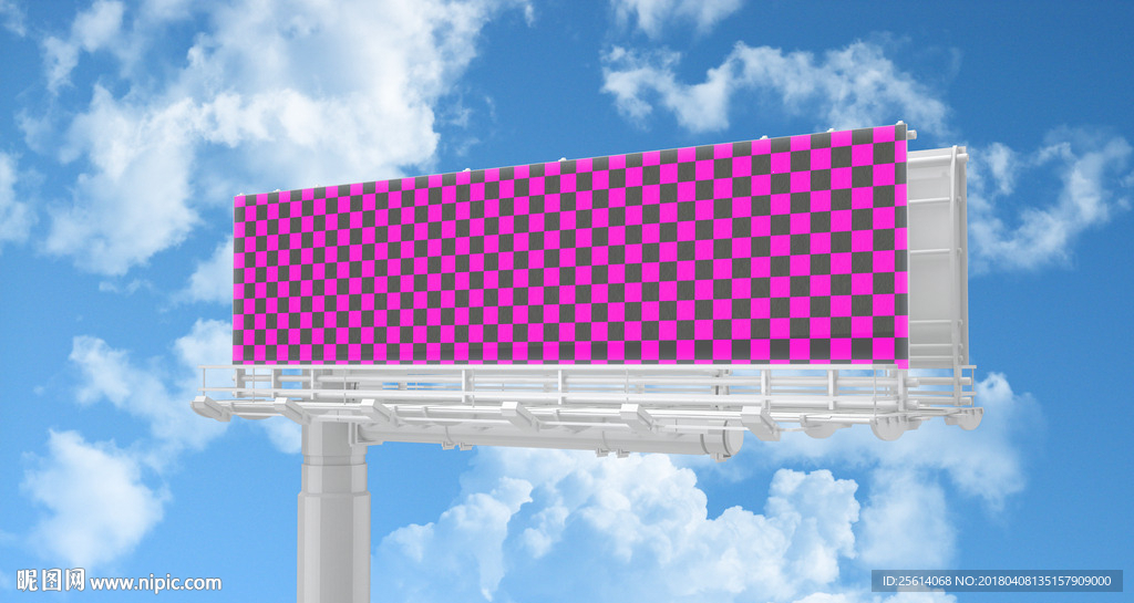 户外广告牌样机