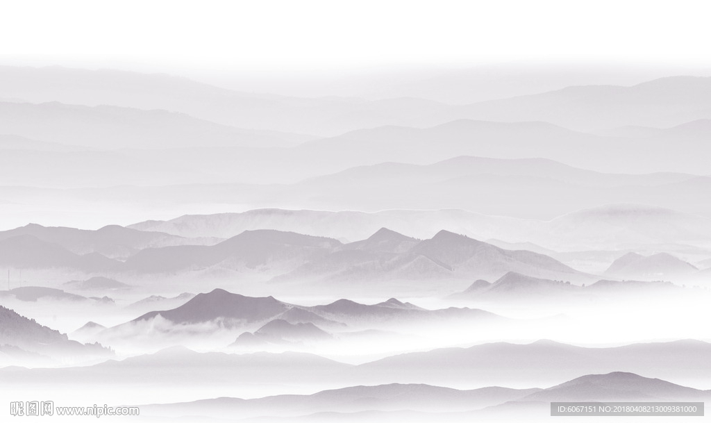 水墨山水画