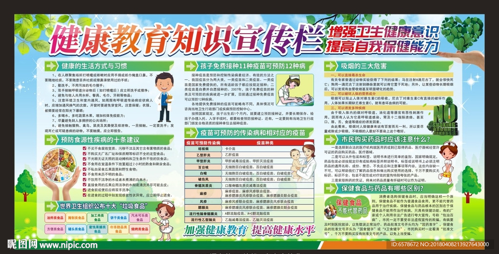 健康教育知识宣传栏