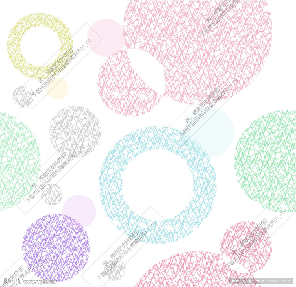 可爱乱线风格背景