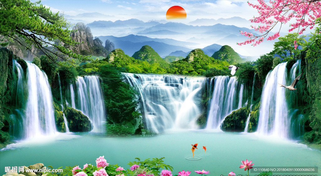 山水风景画